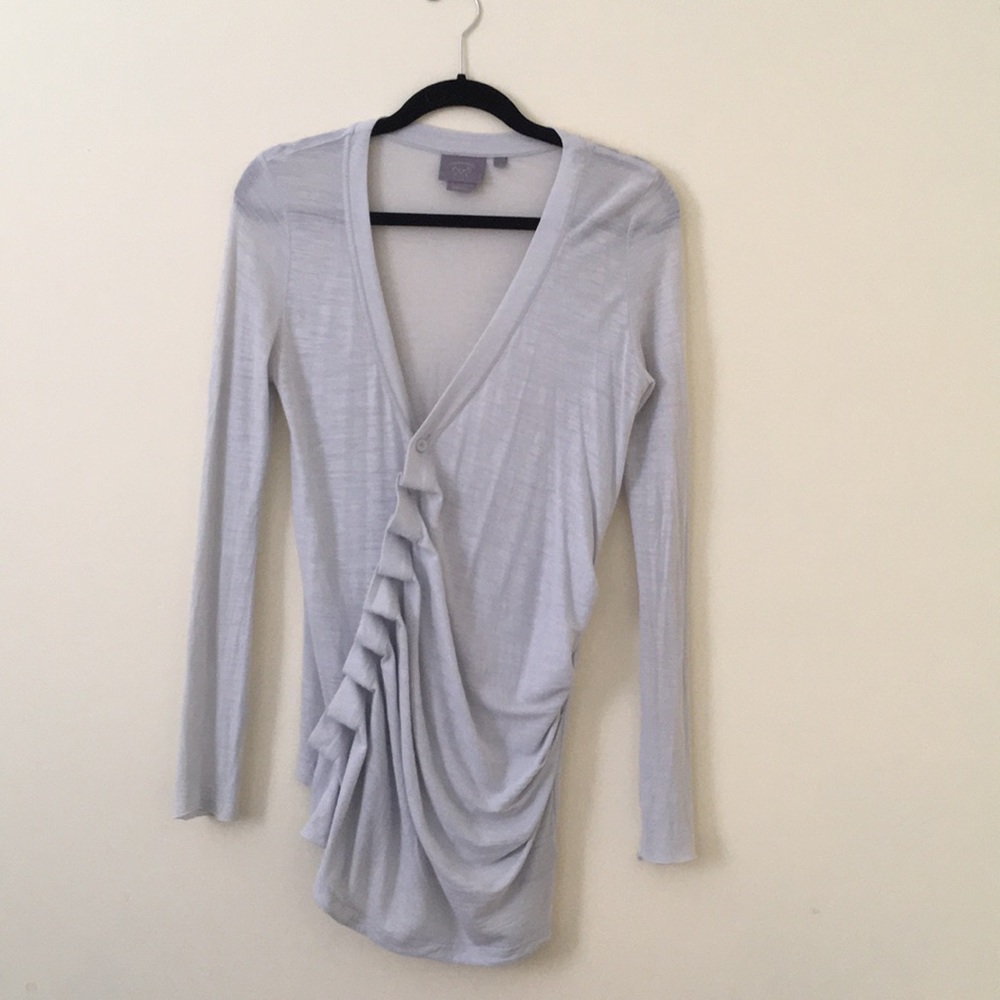 Anthropologie waterfall cardigan